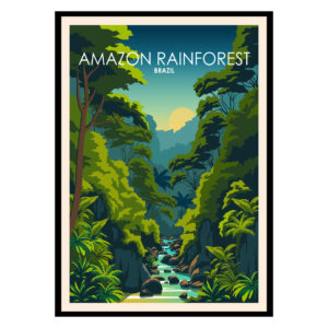 Amazon Rainforest Brazil Poster