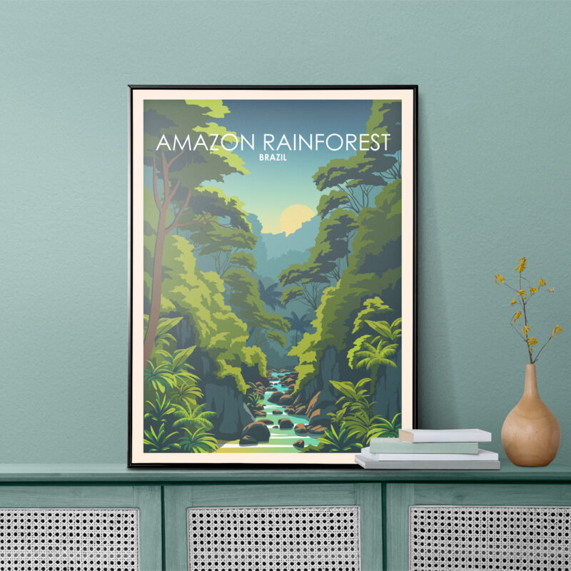 Amazon Rainforest Brazil Poster - Image 2