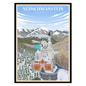 Neuschwanstein Castle Germany Poster