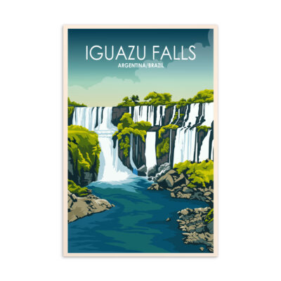 Iguazu Falls Postcard