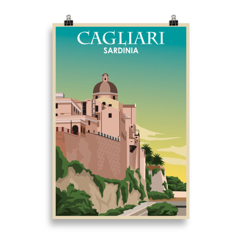 Cagliari Sardinia Italy Poster - Image 3