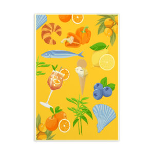 Flavors of Cinque Terre Postcard