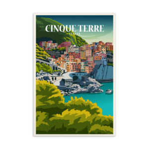 Cinque Terre Italia Postcard