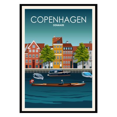 Copenhagen Denmark Poster