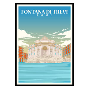 Fontana di Trevi Rome Poster