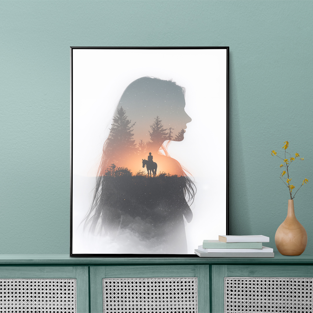 A Woman and Her Horse Poster - Image 2