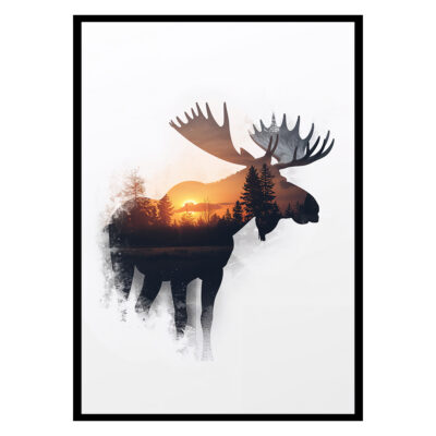 King of the Forest Nature Poster