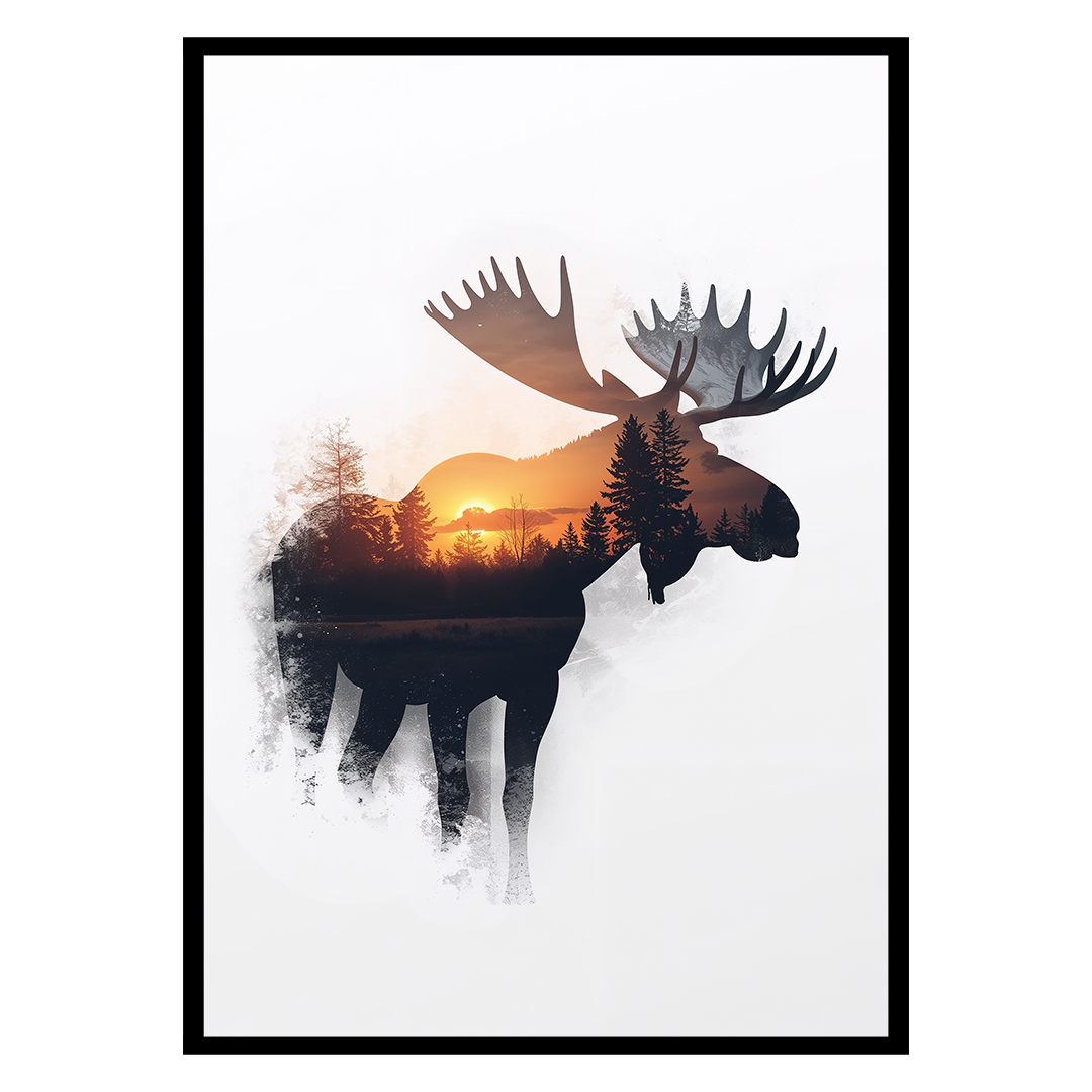 King of the Forest Nature Poster