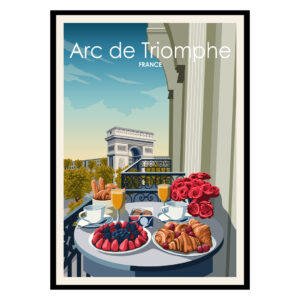 Arc de Triomphe Paris France Poster