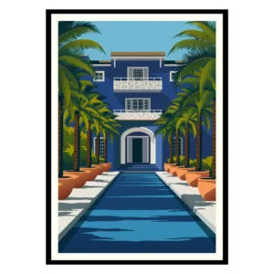 Côte d’Azur Azure Retreat Poster