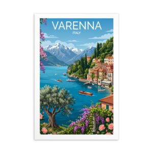 Varenna Italy Postcard