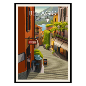 Bellagio No2 Lake Como Italy Poster