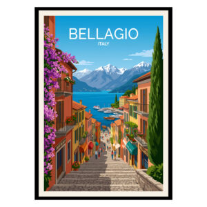 Bellagio Lake Como Italy Poster