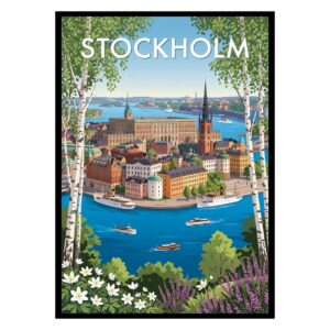 Stockholm Royal Palace Sweden Poster