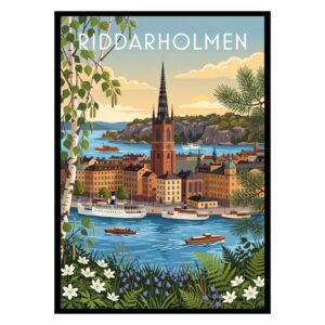 Riddarholmen Stockholm Sweden Poster