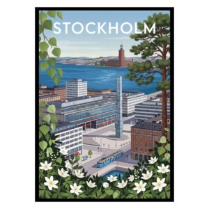 Kulturhuset Stockholm Sweden Poster