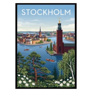 Stockholm City Hall Sweden Poster