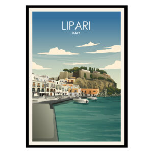 Lipari No2 Italy Poster