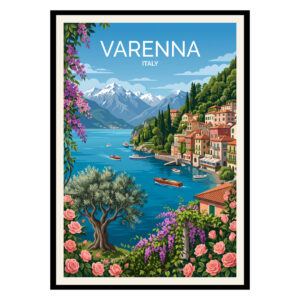 Varenna Lake Como Italy Poster