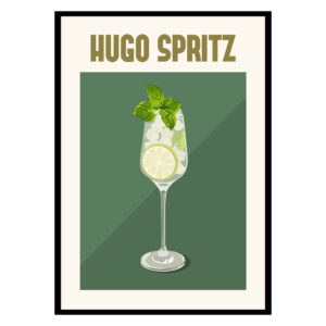 Hugo Spritz Cocktail Poster