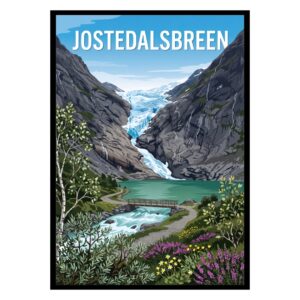 Jostedalsbreen National Park Norway Poster