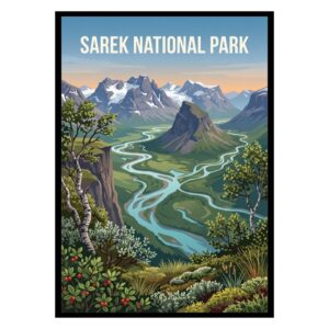 Sarek National Park Sweden Poster
