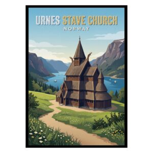 Urnes Stave Church Norway Poster