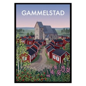 Gammelstad Sweden Poster