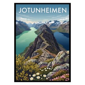 Jotunheimen National Park Norway Poster