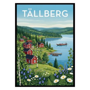Tällberg Sweden Poster