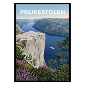 Preikestolen Norway Poster