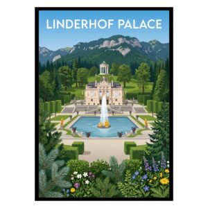 Linderhof Palace Germany Poster
