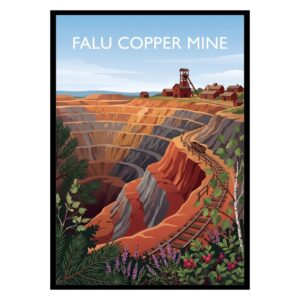 Falu Copper Mine Sweden Poster