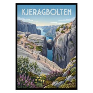 Kjeragbolten Norway Poster