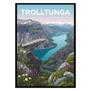 Trolltunga Norway Poster