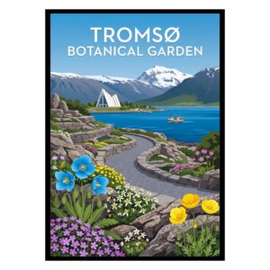 Tromsø Botanical Garden Norway Poster