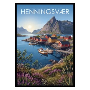 Henningsvær Norway Poster