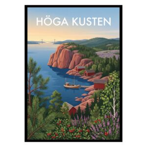 Höga Kusten Sweden Poster