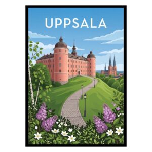 Uppsala Castle Sweden Poster