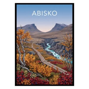 Abisko National Park Sweden Poster