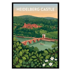 Heidelberg Castle Germany Poster