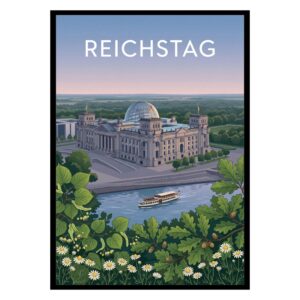 Reichstag Building Germany Poster