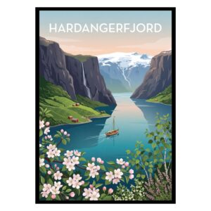 Hardangerfjord Norway Poster