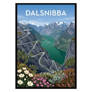Dalsnibba Lookout Norway Poster