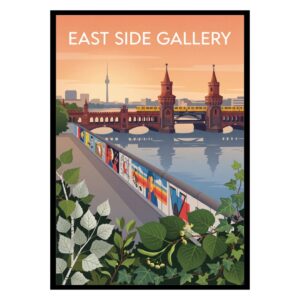 East Side Gallery Berlin Germany Poster