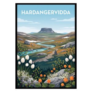 Hardangervidda National Park Norway Poster