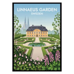 Linnaeus Garden Sweden Poster