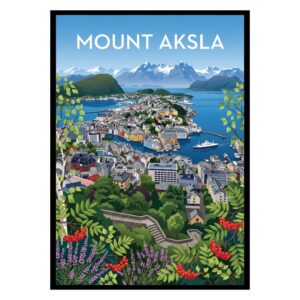 Mount Aksla Viewpoint Norway Poster