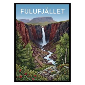 Fulufjället National Park Sweden Poster