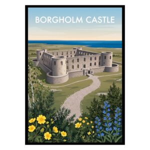 Borgholm Castle Sweden Poster